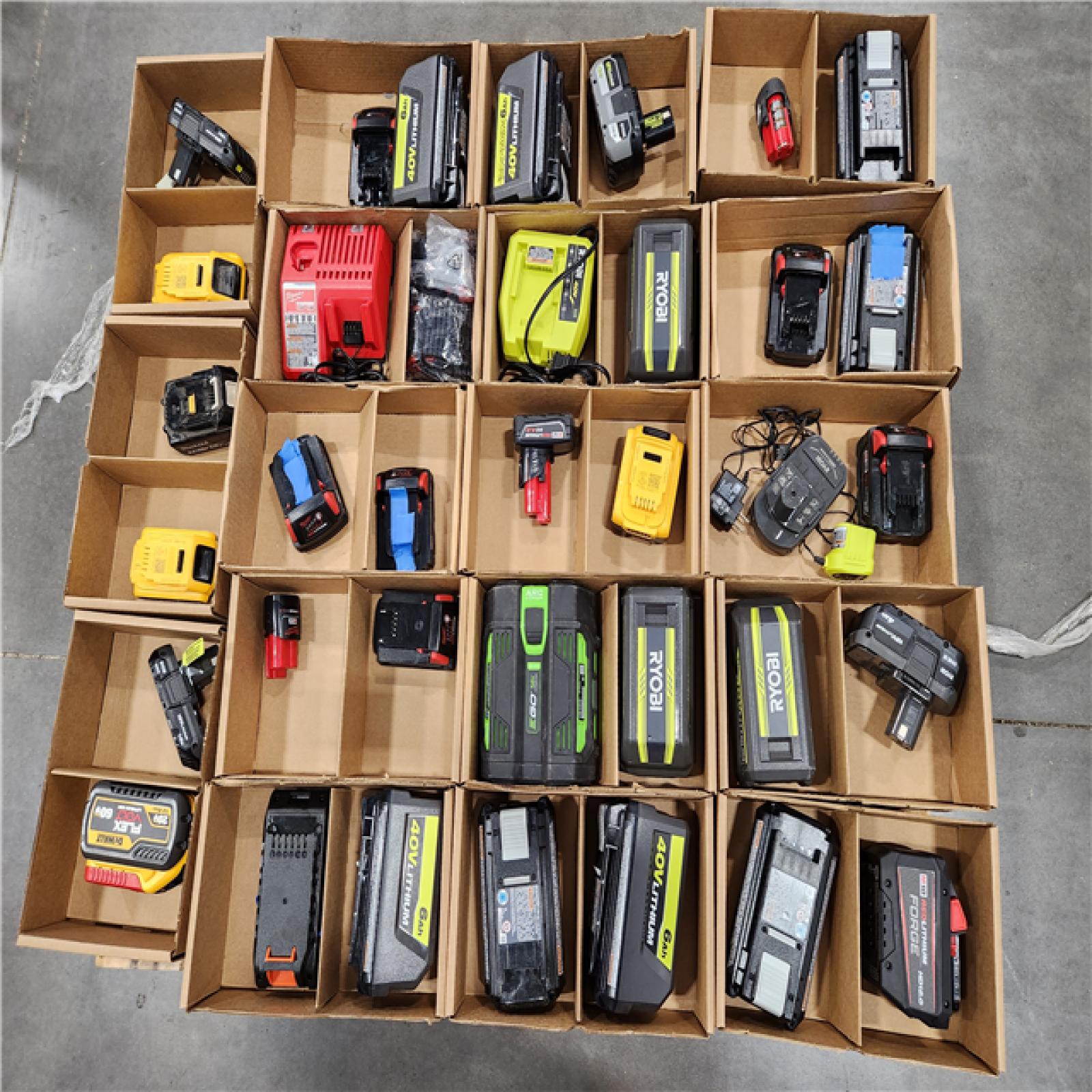 dallas location as-is battery pallet