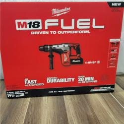 LIKE NEW! Milwaukee 2717-22HD 18V Cordless 1 9/16  SDS Max Rotary Hammer Kit