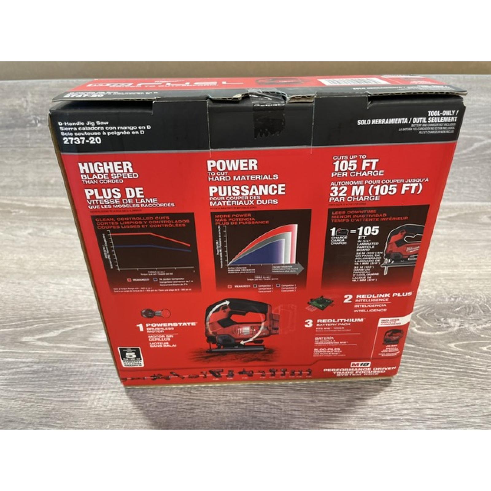 NEW - Milwaukee FUEL 18V Lithium-Ion Brushless Cordless Jig Saw (Tool-Only)