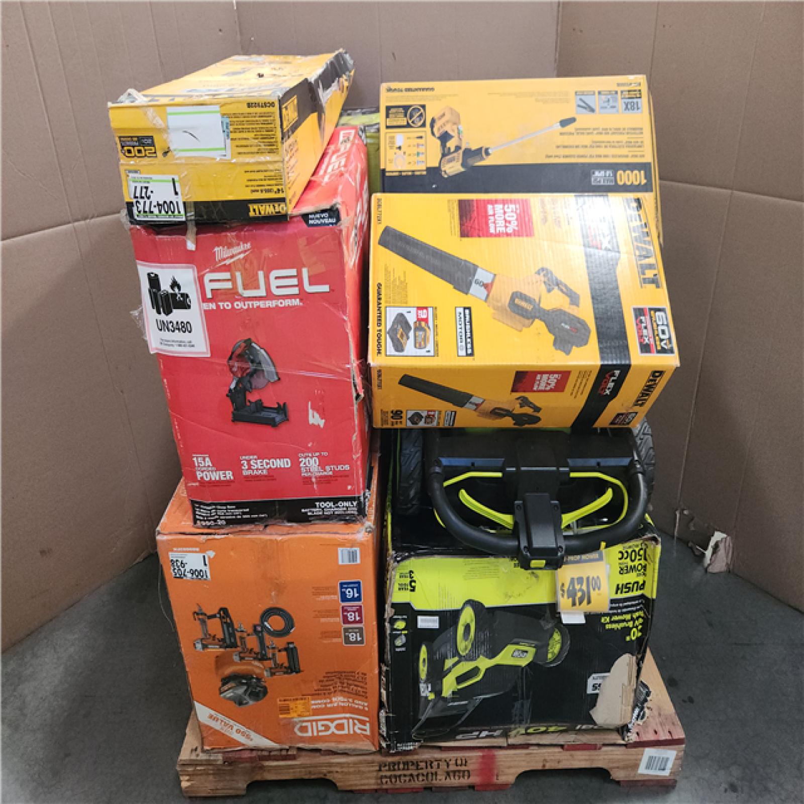 CALIFORNIA AS-IS TOOL PALLET