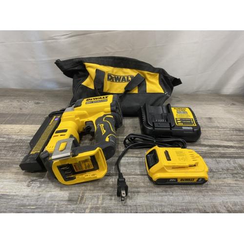 AS-IS DEWALT ATOMIC 20V MAX Lithium Ion Cordless 23 Gauge Pin Nailer Kit