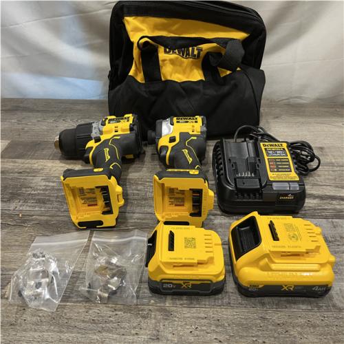 AS-IS DEWALT 20V XR Lithium-Ion Cordless 2-Tool Combo Kit