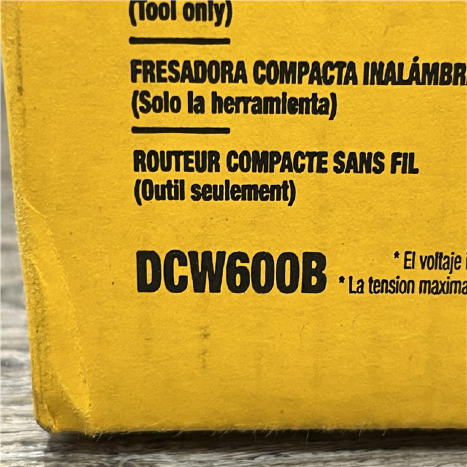 NEW - DEWALT 20V MAX XR Cordless Brushless Fixed Base Compact Router (Tool Only)