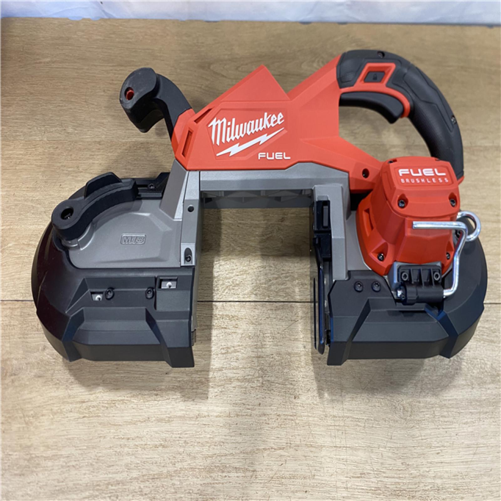 AS-IS Milwaukee FUEL 18V Lithium-Ion Brushless Cordless Deep Cut Band Saw (Tool-Only)
