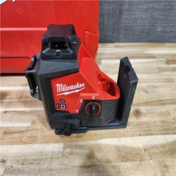 HOUSTON LOCATION - AS-IS (APPEARS LIKE NEW) Milwaukee 12-Volt Lithium-Ion Cordless Green 250 ft. 3-Plane Laser Level Kit