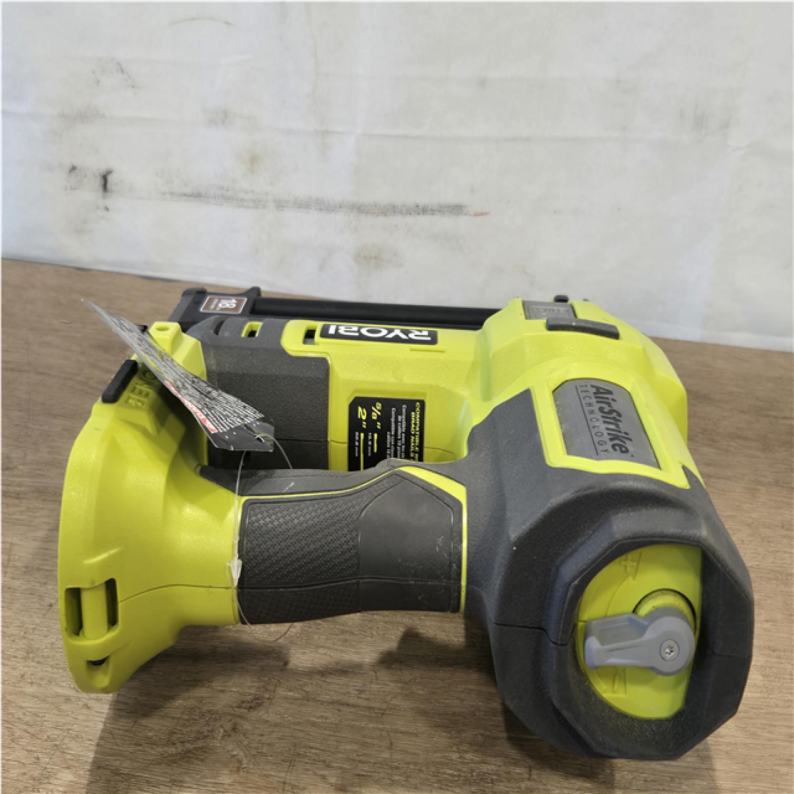 AS-IS RYOBI ONE+ 18V 18-Gauge Cordless AirStrike Brad Nailer (Tool Only)