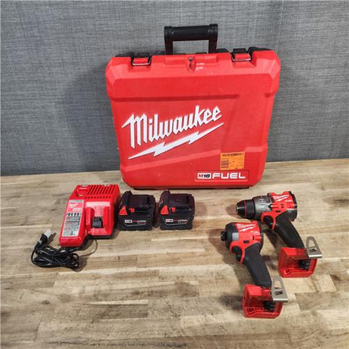 HOUSTON LOCATION - AS-IS M18 FUEL 18V Lithium-Ion Brushless Cordless Hammer Drill and Impact Driver Combo Kit (2-Tool) with 2 Batteries