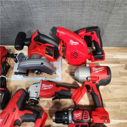 HOUSTON LOCATION - AS-IS M18 18-Volt Lithium-Ion Cordless Combo Kit 9-Tool with 2-Batteries  Charger and Tool Bag