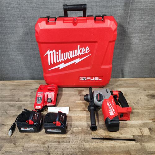 HOUSTON LOCATION - AS-IS (APPEARS LIKE NEW) Milwaukee 2912-22 M18 Fuel 18V 1 SDS Plus Rotary Hammer with Battery & Charger