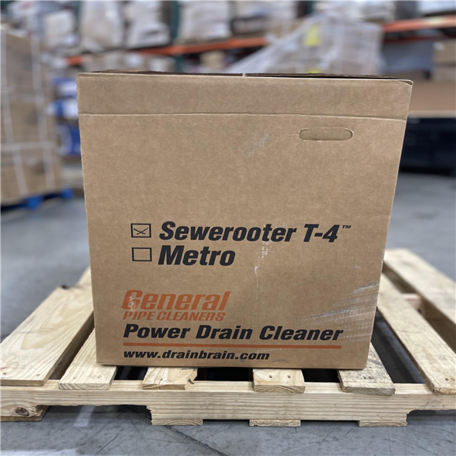 NEW! - General Sewerooter T-4 Drain Cleaner W/ 100 Ft. X 9/16 In. Cable