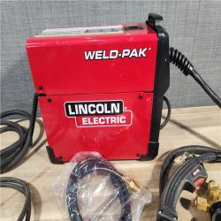 HOUSTON LOCATION - AS-IS Lincoln Electric WELD-PAK 90i MIG and Flux-Cored Wire Feeder Welder with Gas Regulator