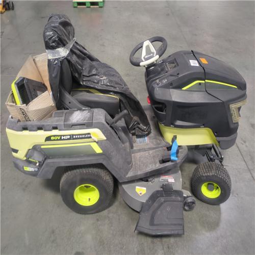CALIFORNIA AS-IS RYOBI SITDOWN LAWNMOWER
