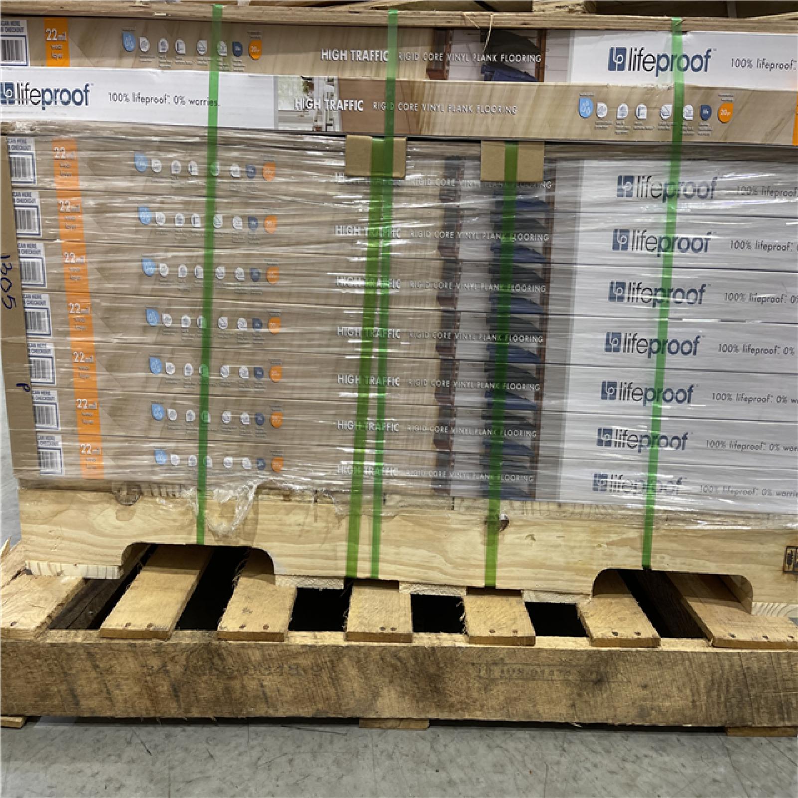 DALLAS LOCATION - Lifeproof Vesinet Oak 22 mil x 8.7 in. W x 48 in. L Click Lock Waterproof Luxury Vinyl Plank Flooring (20.1 sq. ft./case) PALLET -(35 CASES)