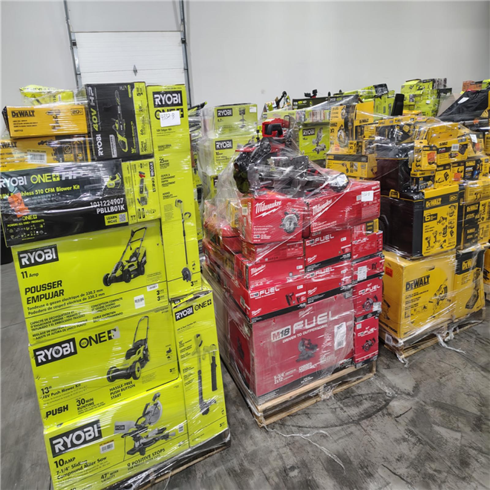 Pittston Location As-Is Power Tools Partial Truckload (14 Pallets) 4332-B