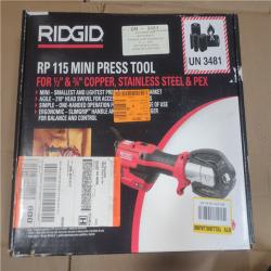 California AS-IS Ridgid Mini Press Tool