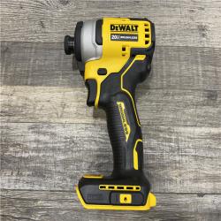 AS-IS DEWALT Atomic 20V Max Lithium-Ion Brushless Cordless Compact 1/4 in. Impact Driver Kit