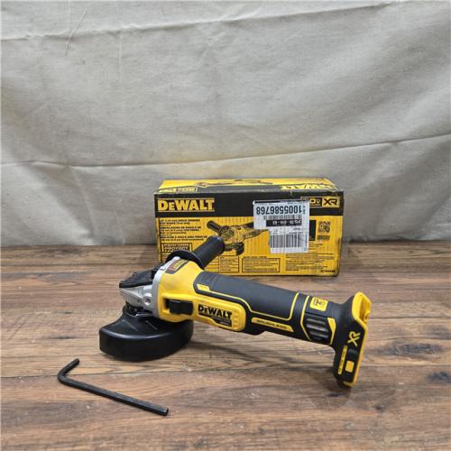 AS-IS DeWalt DCG405B 20V Max XR 4.5-Inch Slide Switch Small Angle Grinder (Tool Only)