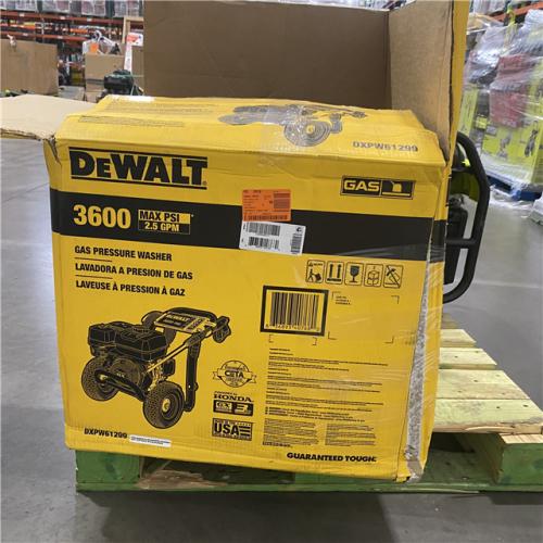 Dallas Location - As-Is DEWALT 3600 PSI 2.5 GPM Gas Pressure Washer