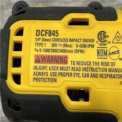 AS-IS DEWALT 20-Volt Maximum XR Cordless Brushless 1/4 in. 3-Speed Impact Driver (Tool-Only)