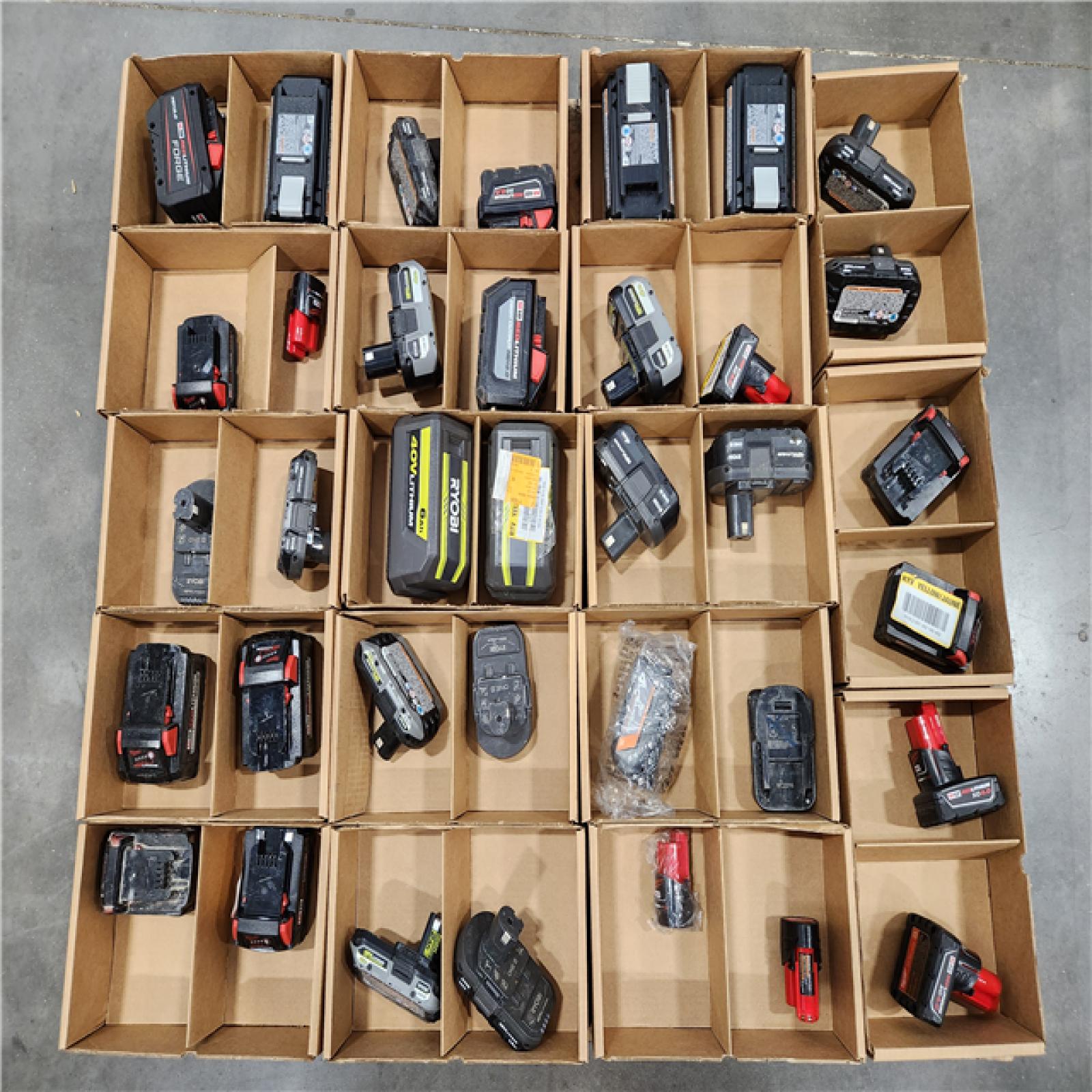 dallas location as-is battery pallet