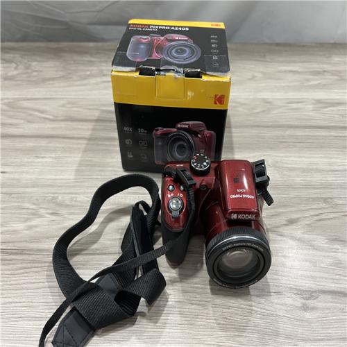 AS-IS Kodak PIXPRO AZ405 20.7 Megapixel Compact Camera  Red