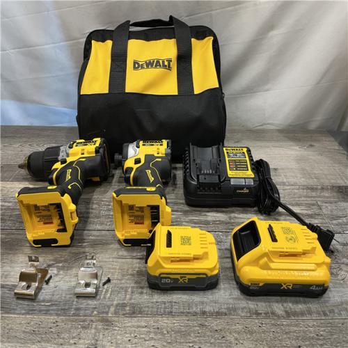 AS-IS DEWALT 20V XR Lithium-Ion Cordless 2-Tool Combo Kit