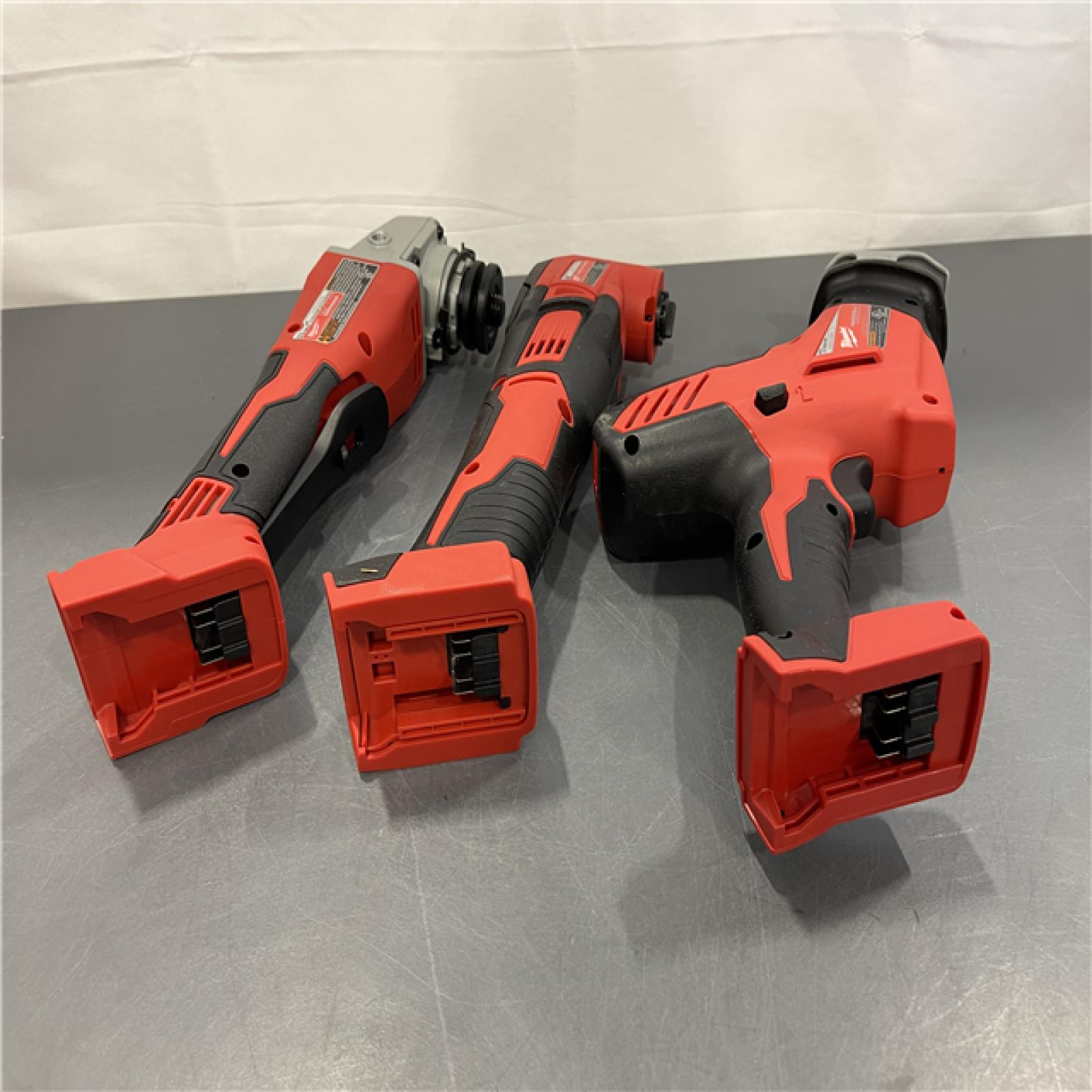 AS-IS - Milwaukee M18 18-Volt Lithium-Ion Cordless Combo Kit 7-Tool with 2-Batteries, Charger and Tool Bag