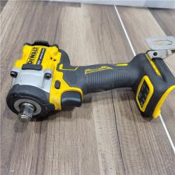 AS-IS DEWALT ATOMIC 20V MAX Lithium-Ion Brushless Cordless 1/2 in. Variable Speed Impact Wrench Kit with 5 Ah Battery and Charger