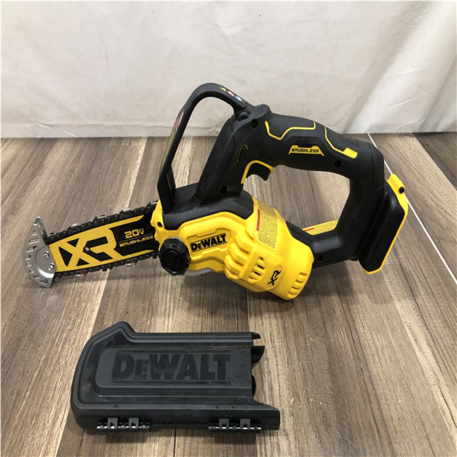 AS-IS DEWALT 20V MAX 8 in. Brushless Cordless Battery Powered Pruning Chainsaw (Tool Only)