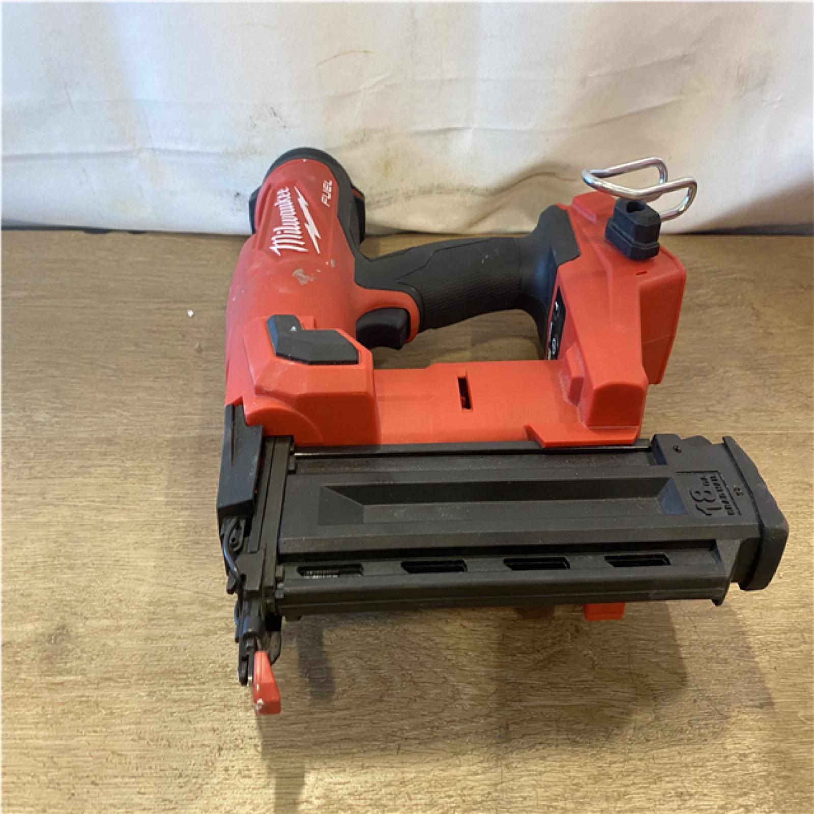 AS-IS Milwaukee FUEL 18-Volt Lithium-Ion Brushless Cordless Gen II 18-Gauge Brad Nailer (Tool-Only)