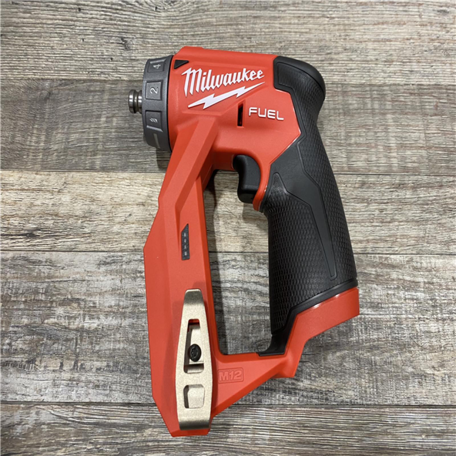 LIKE NEW - Milwaukee FUEL 12V Lithium-Ion Brushless Cordless 4-in-1 Installation 3/8 in. Drill Driver Kit