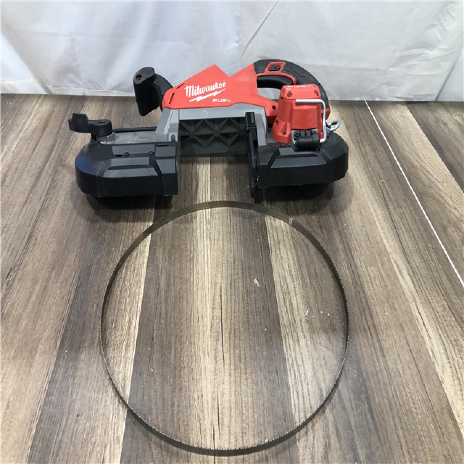 AS-IS Milwaukee FUEL 18V Lithium-Ion Brushless Cordless Deep Cut Band Saw (Tool-Only)