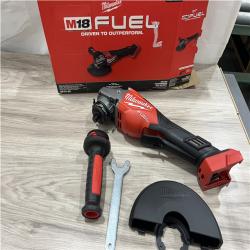 AS-IS Milwaukee FUEL 18-Volt Lithium-Ion Brushless Cordless 4-1/2 in./6 in. Braking Grinder with Paddle Switch (Tool-Only)