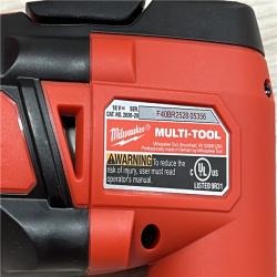AS-IS Milwaukee 2626-2 M18 18V Cordless Oscillating Multi-Tool Variable Speed  REDLITHIUM Battery Compatible  Fast Cutting  Sanding & Scraping Kit