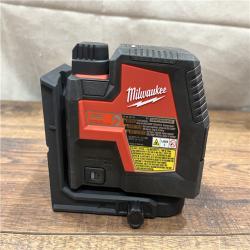 AS-IS Milwaukee-3632-21 M12 Green Beam Laser 360Â° 3-Plane Kit