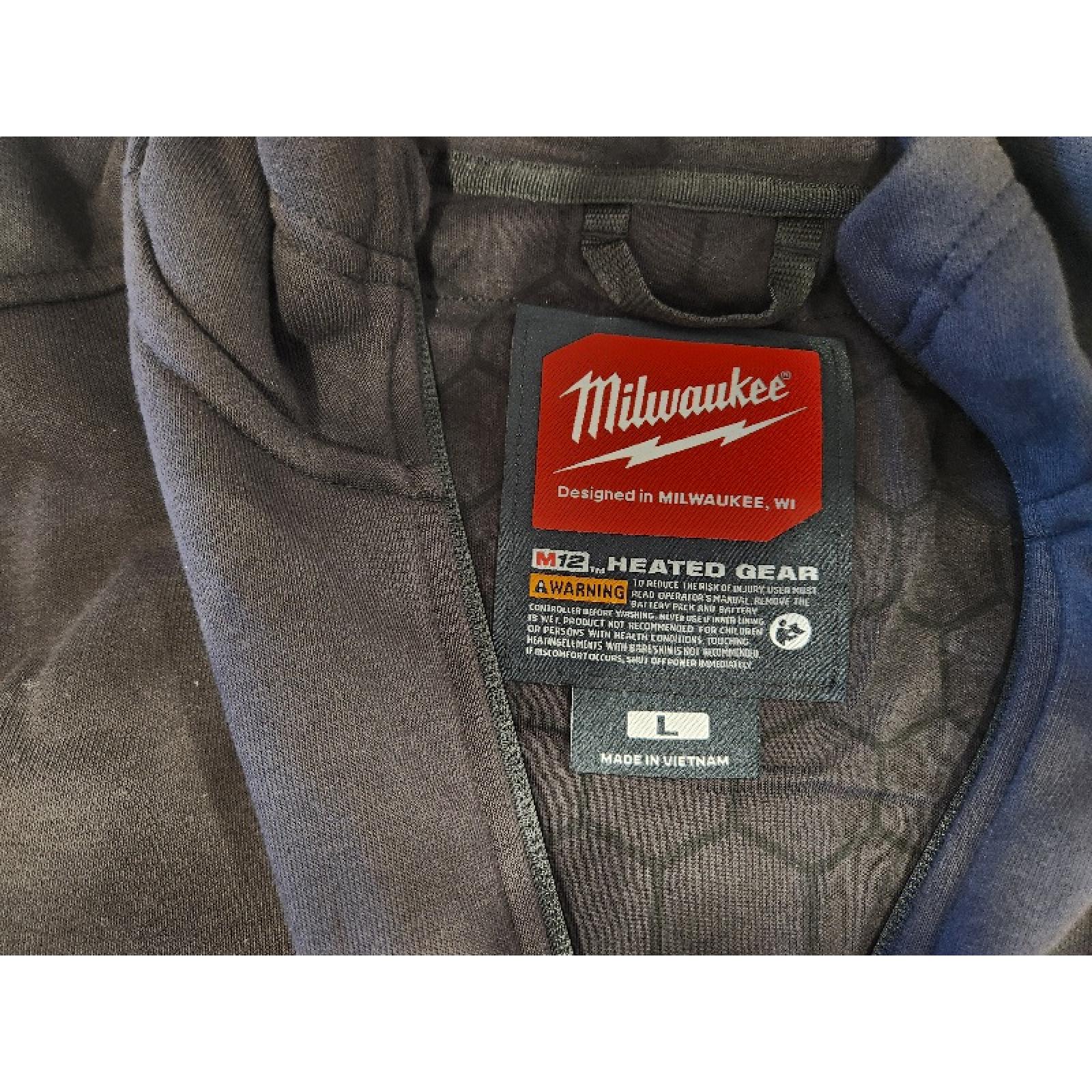 AS-IS- Milwaukee Large M12 Heated Hoodie Kit