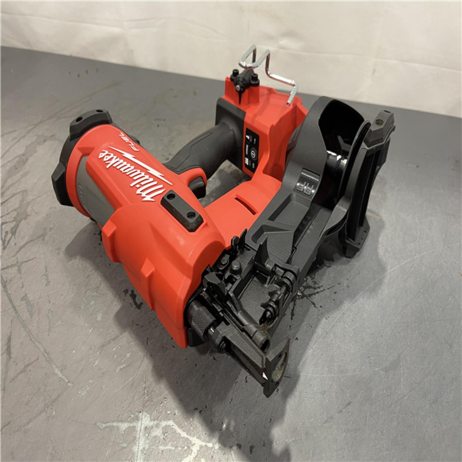 AS-IS - Milwaukee M18 FUEL 18-Volt Lithium-Ion Brushless Cordless Coil Roofing Nailer