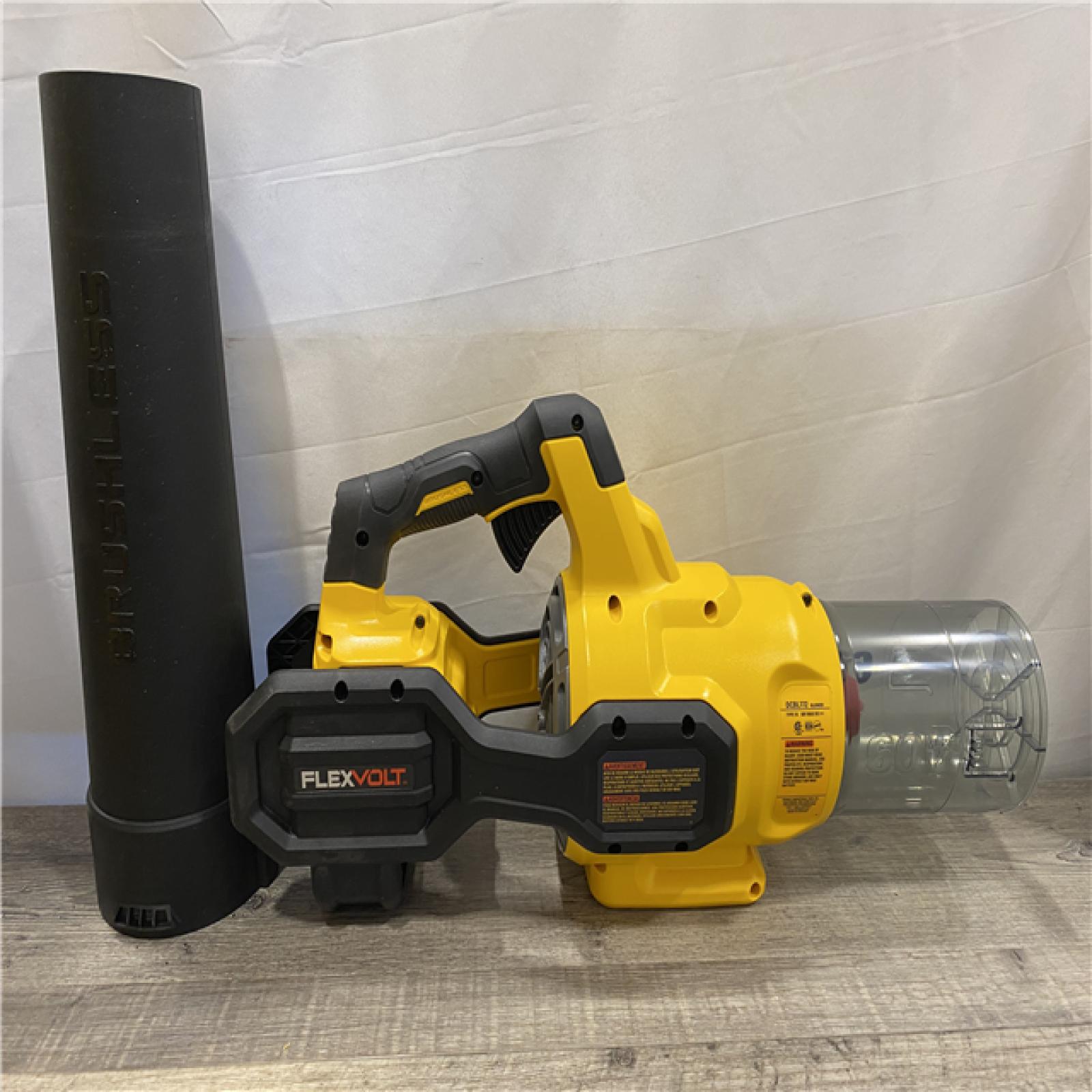 AS-IS DEWALT FLEXVOLT 60V MAX 125 MPH 600 CFM Brushless Cordless Battery Powered Blower Kit