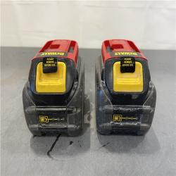 AS-IS - DEWALT FLEXVOLT 20-Volt/60-Volt MAX Lithium-Ion 6.0Ah Battery Pack (2-Pack)