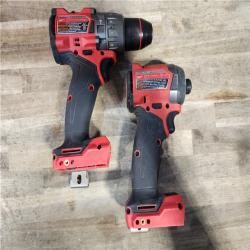 HOUSTON LOCATION - AS-IS MILWAUKEE FUEL 18V Lithium-Ion Brushless Cordless Hammer Drill and Impact Driver Combo Kit