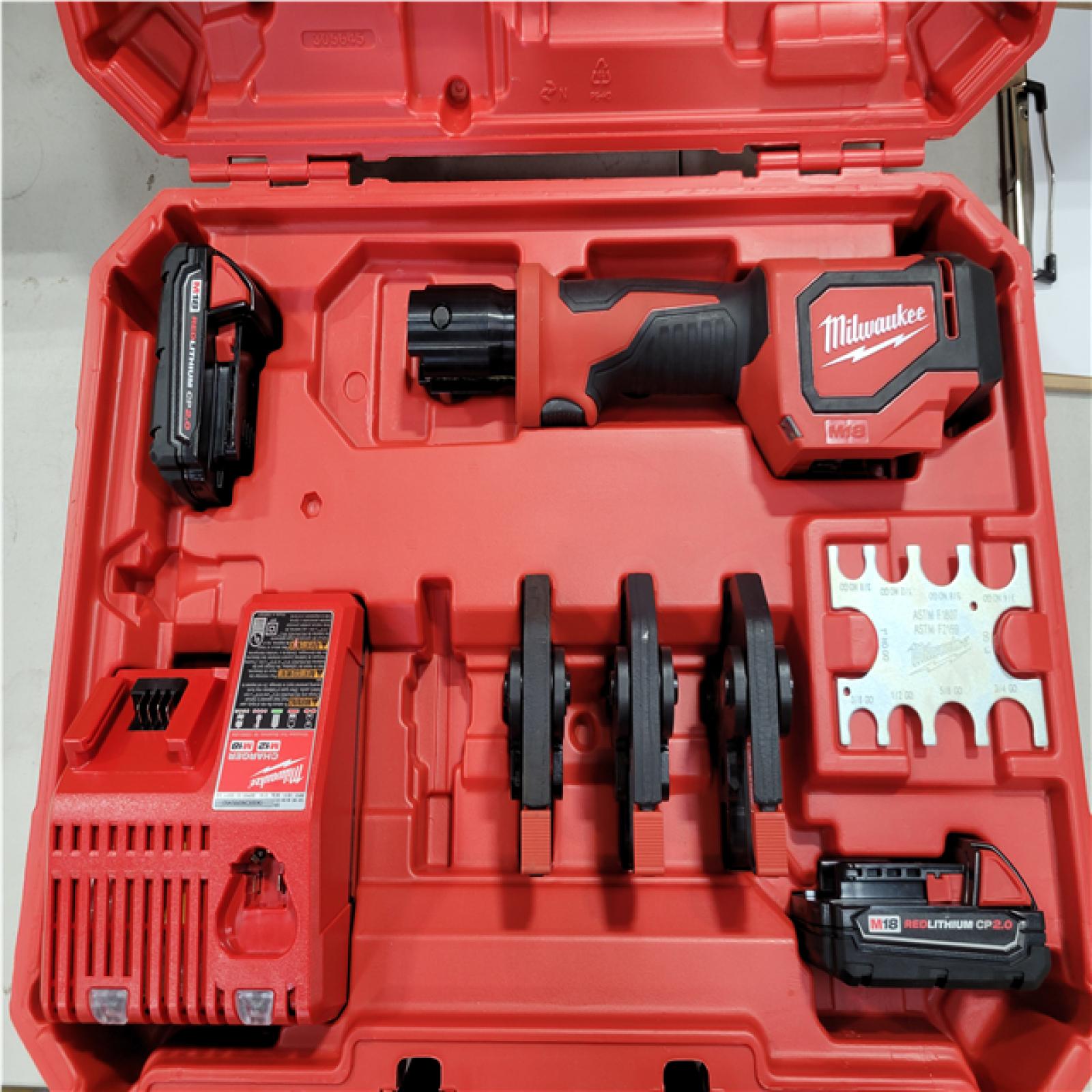 CALIFORNIA AS-IS MILWAUKEE M18 SHORT THROW PRESS TOOL