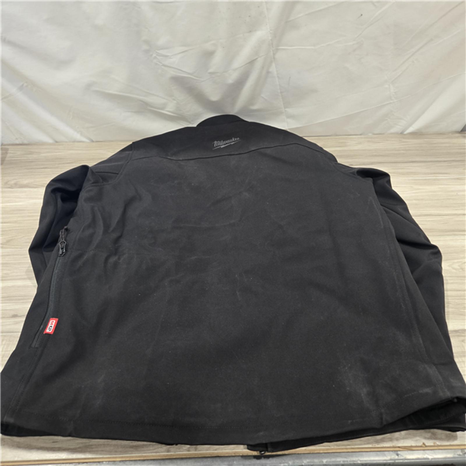 AS-IS Milwaukee Men's Black Large M12 Heated TOUGHSHELL Jacket