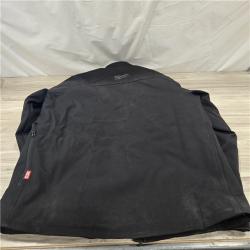AS-IS Milwaukee Men's Black Large M12 Heated TOUGHSHELL Jacket