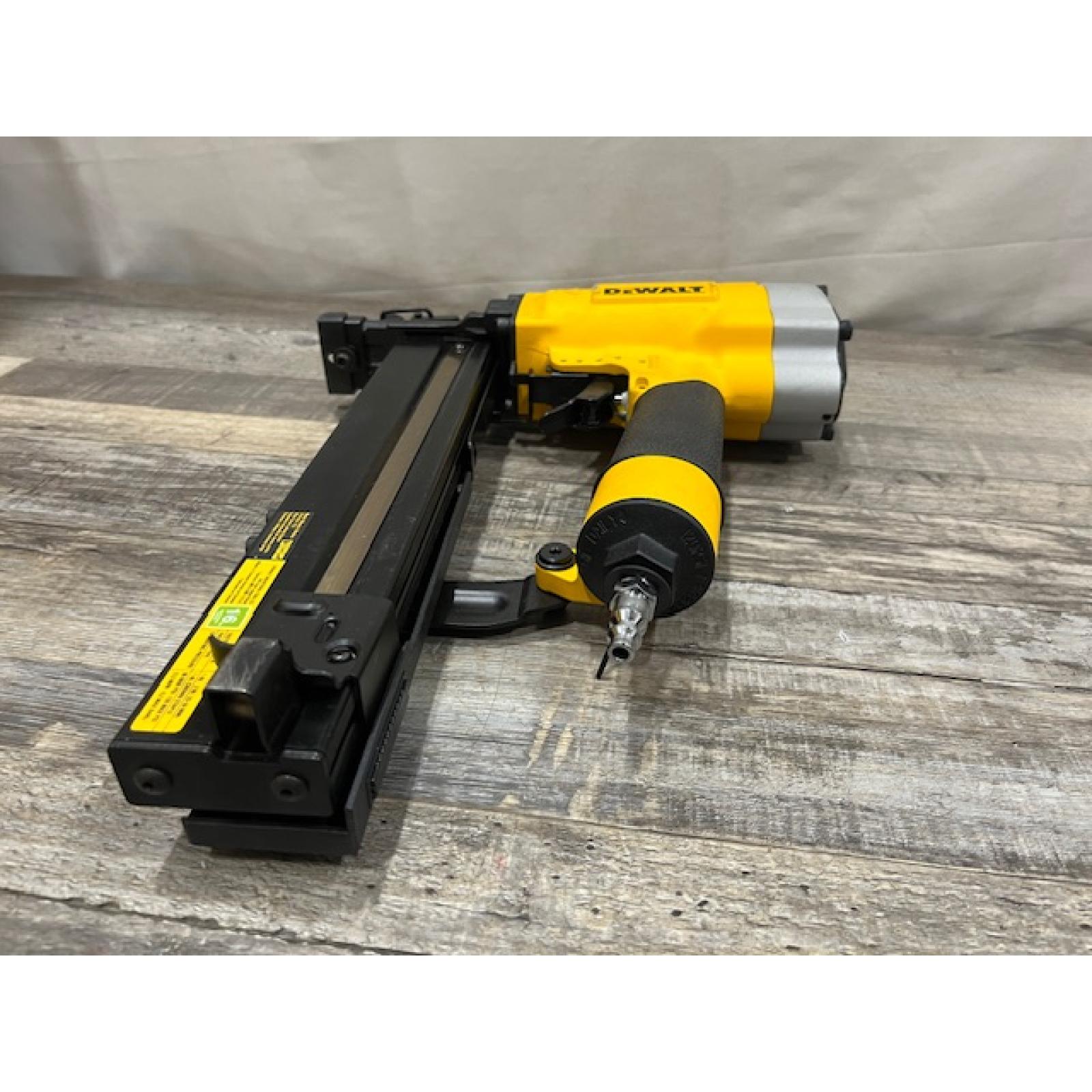 AS-IS DEWALT Corded Pneumatic 16-Gauge 1 in. Crown Lathing Stapler