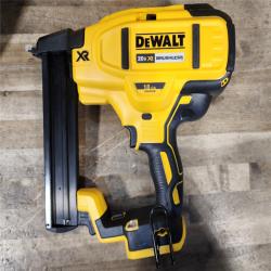 HOUSTON LOCATION - AS-IS DeWALT DCN681D1 20V MAX 18ga Cordless Brushless Narrow Crown Stapler Kit w/ BATTERY & CHARGER