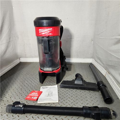 HOUSTON Location-AS-IS-Milwaukee 0885-20 M18 FUEL 3-in-1 Backpack Vacuum (Tool Only) APEARS IN USED CONDITION