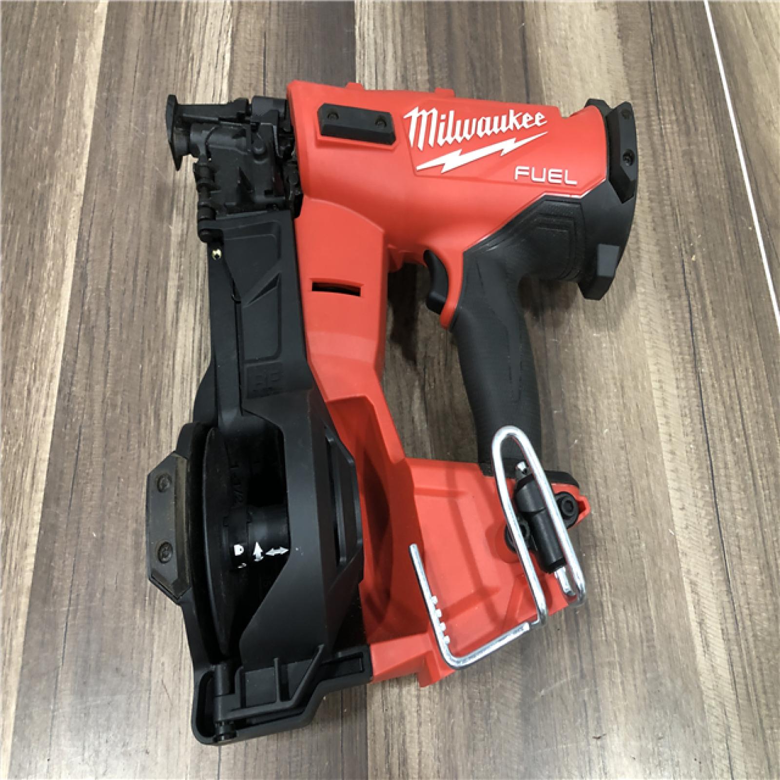 AS-IS Milwaukee FUEL 18-Volt Lithium-Ion Brushless Cordless Coil Roofing Nailer (Tool Only)