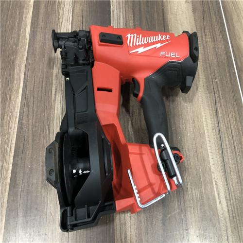 AS-IS Milwaukee FUEL 18-Volt Lithium-Ion Brushless Cordless Coil Roofing Nailer (Tool Only)