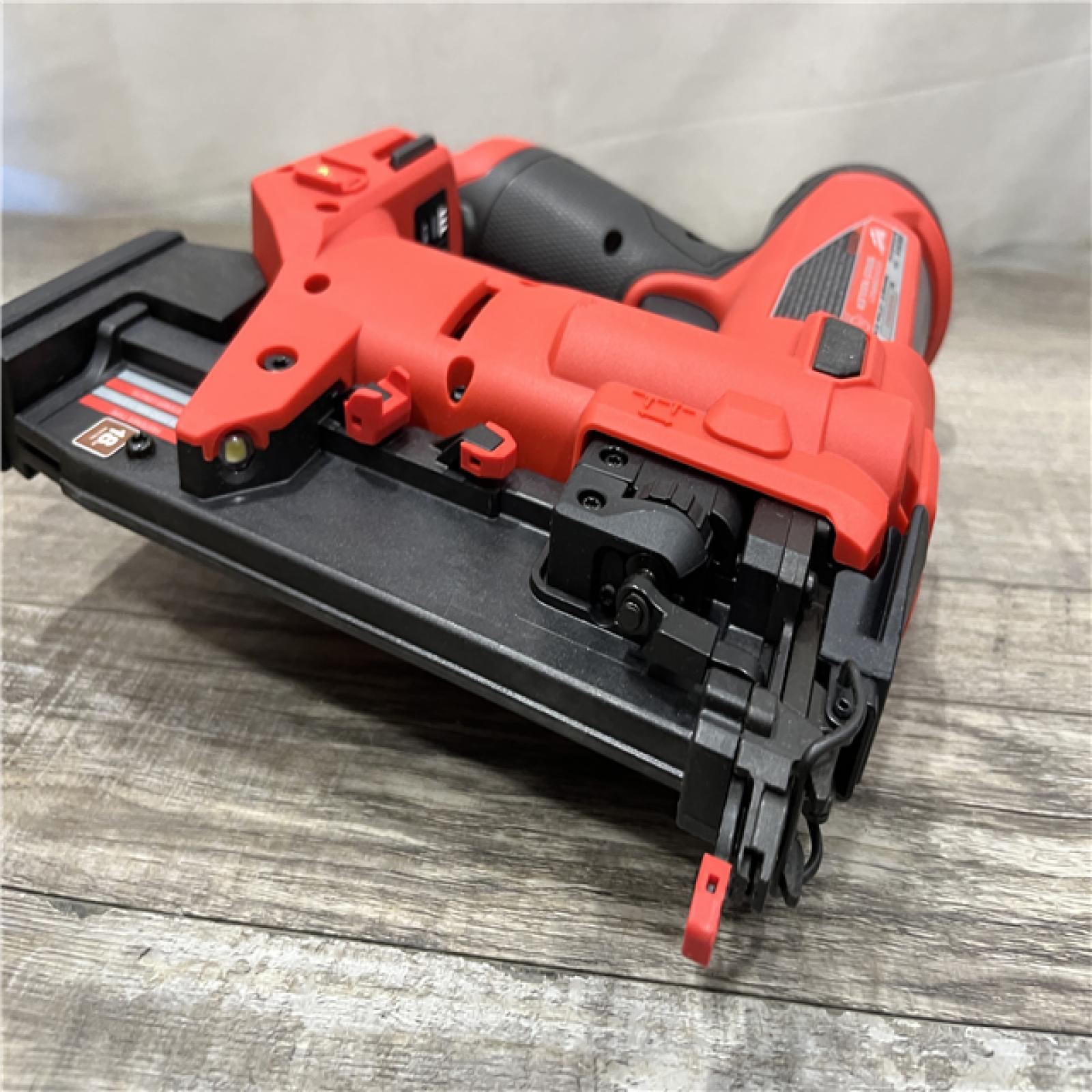 AS-IS Milwaukee FUEL 12-Volt Lithium-Ion Brushless Cordless 18-Gauge 1-1/2 in. Compact Brad Nailer (Tool-Only)