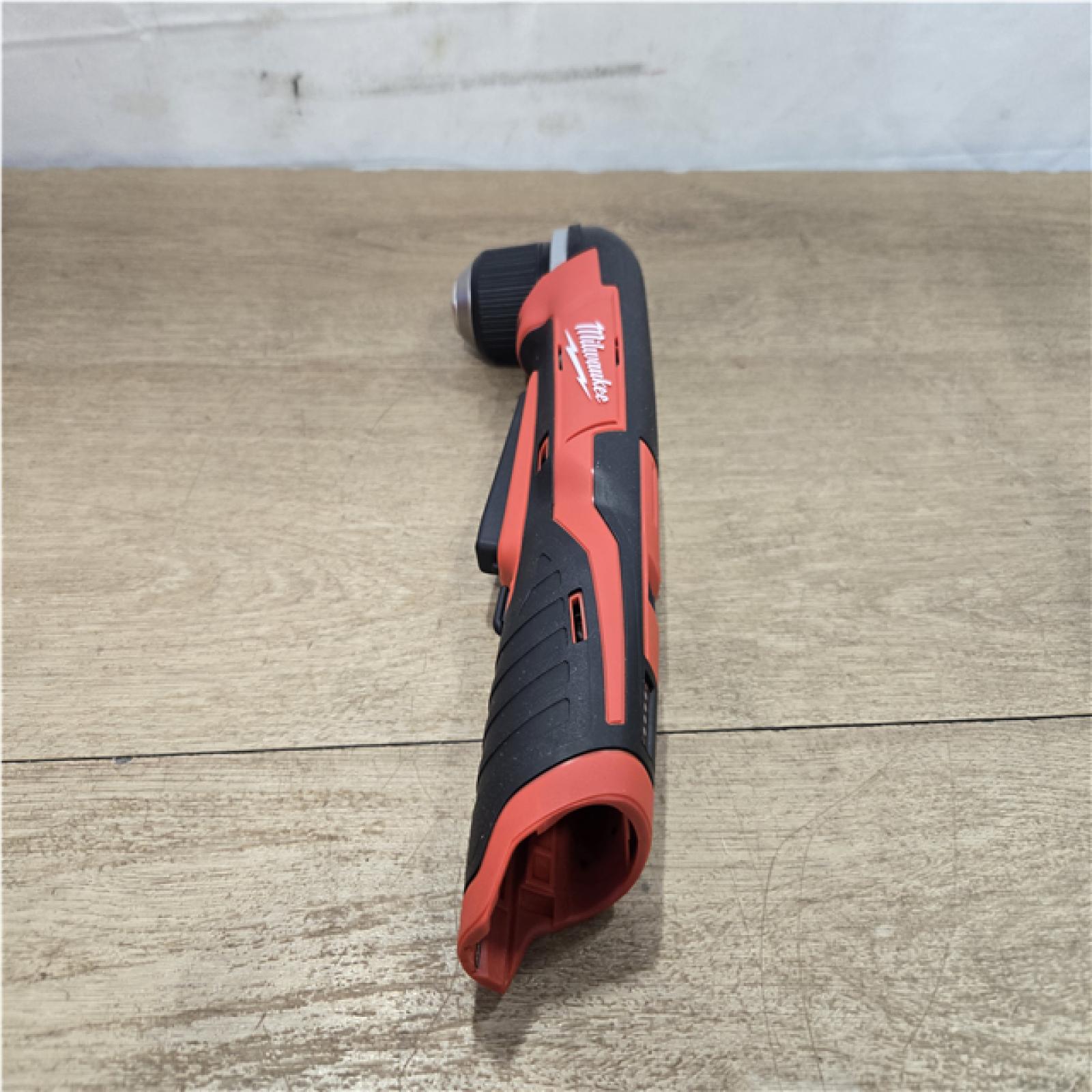 AS-IS Milwaukee M12 12-Volt Lithium-Ion Cordless 3/8 in. Right Angle Drill (Tool-Only)